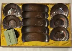 未使用　レトロ　アンティーク　茶器セット 皿5枚 茶托5枚 陶器