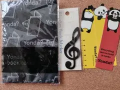Yonda　ブックカバー　新潮文庫　しおり　100%orange　ブックマーク