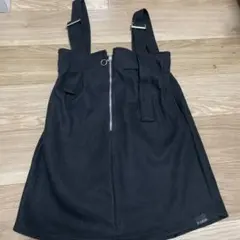 P.Latte ジャンバースカート ブラック