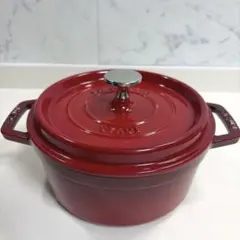 Martha Stewart 8QT ホーロー鋳物鍋 レッド - メルカリ