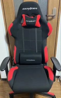 DXRACER ゲーミングチェア ブラック/レッド