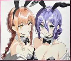 手描きファンアート 一点物 原画 色紙