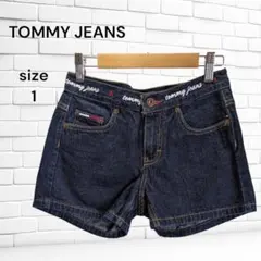 美品☆ TOMMY JEANS デニム ショートパンツ サイズ1 ダークブルー