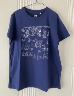 ユニクロ　UT × Disney ミッキー Tシャツ XL ネイビー