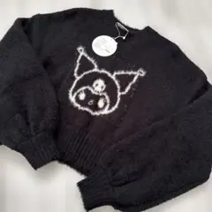 クロミ 長袖ニット ブラック ACtlm
