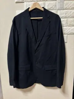 【稀少サイズ XL】ユニクロ 感動ジャケット ネイビー スリムフィット