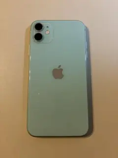 iPhone11 64GB グリーン SIMフリー 画面割れ バッテリー73％