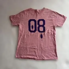 08 グラフィックプリント Tシャツ ピンクのサムネイル
