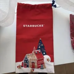 海外スターバックス限定　タンブラー巾着STARBUCKS クリスマスのサムネイル