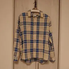 【美品】チャオパニックティピーバスケット編みメッシュチェックシャツM