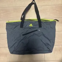 adidas トートバッグ グレー×イエロー