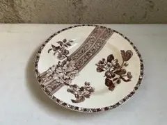 エミールブルジョワ　深皿/フランスアンティーク/ブロカント A 秋色 エミール・ブルジョワ アンティークプレート フランス