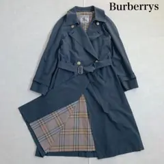 バーバリー　ヴィンテージ　トレンチコート　ノバチェック　ベルト　クリーニング済み