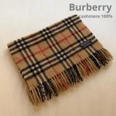 Burberry's ベージュ ノバチェック　マフラー　カシミヤ100%