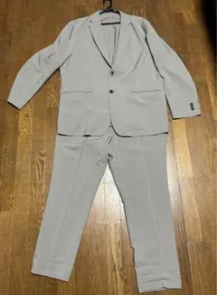 GU ジーユー ウォッシャブルテーラードジャケット SW ベージュ セットアップ