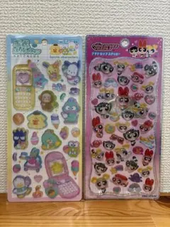 プチドロ パワパフ 平成はっぴーフォン サンリオキャラクターズ 2枚セット