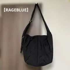 RAGEBLUE ショルダーバッグ 黒 ななめがけ 大容量のサムネイル