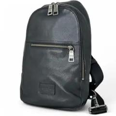 【美品】コーチ　COACH レザー　ボディバッグ　ブラック