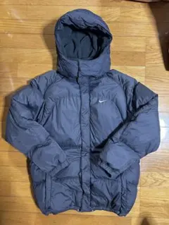 00s NIKE ダウンパーカー グレー キルティング old nike