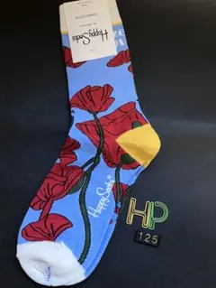 新品HappySocksハッピーソックス　花柄ソックス　靴下のサムネイル