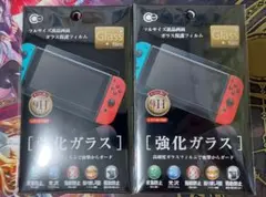 Nintendo Switch 強化ガラスフィルム 2パック