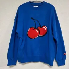 チェリープリント スウェットシャツ　トレーナー　KIRSHキルシー