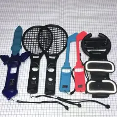 Switch ジョイコン用 テニスラケット チャンバラ ゴルフクラブ ハンドル