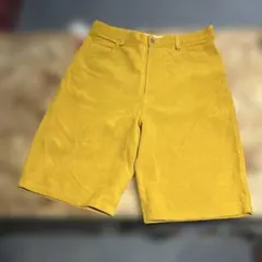 JOHNBULL スエードハーフパンツ イエローのサムネイル