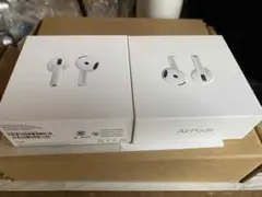 AirPods 4 ワイヤレスヘッドホン 2個セット