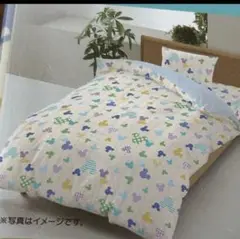 ミッキーマウス　掛け布団カバー シングル ロングサイズ　新品