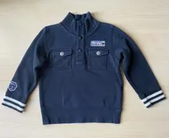 DOUBLE.B トレーナー ブラック　110