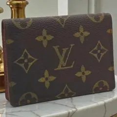 ルイヴィトン パスケース 定期入れ ポルト2カルト ヴェルティカル モノグラム