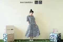 ユニクロ×マリメッコ UNIQLO marimekko リネンブレンドスカート