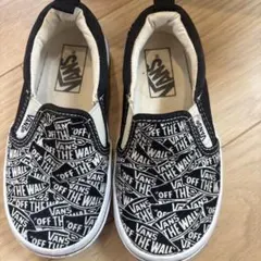 VANS スリッポン ブラック/ホワイト