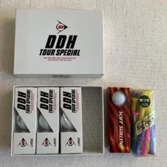 DUNLOP DDH TOUR SPECIAL ゴルフボール ティーセット