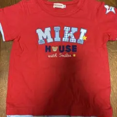 MIKIHOUSE レッド 半袖Tシャツ