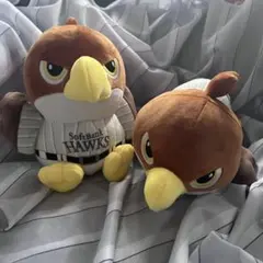 ソフトバンクホークス 鷹のぬいぐるみ 中 ファイト九州 タカぬい 2等