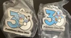 ポケモン 30周年　メタルチャームマスコット　ゼニガメ　カメックス　セット