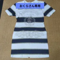 ANDRE LUCIANO ストライプ 半袖Tシャツ