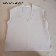 GLOBAL WORK Vネックベスト