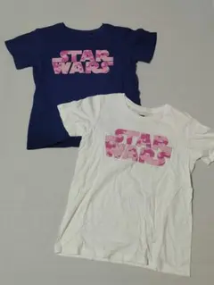 【未使用】Tuché トゥシェのスターウォーズTシャツ２枚セット 白 ネイビーのサムネイル
