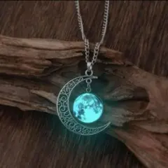 宇宙 月 ムーン ペンダント ネックレス