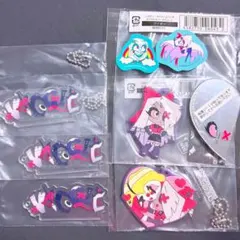ハズビンホテル ヴァギー　ラバーマスコット アクリルチャーム　6点セット+おまけのサムネイル