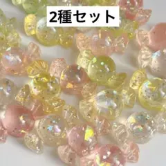 きらきら貼り付けパーツ　ハンドメイド資材