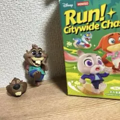 ディズニー ズートピア2 Run！MINISO ガチャ リング