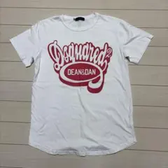 DSQUARED2 ロゴプリント Tシャツ Mサイズ ホワイト