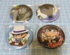 名探偵コナン トムス 缶バッジ 蘭、コナン
