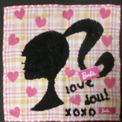 新品未使用　Barbie タオルハンカチ