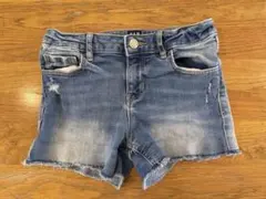 Gap デニムショートパンツ 140cm ダメージ加工