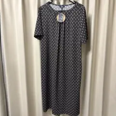 PART2 プリント柄 半袖ワンピース Mサイズ